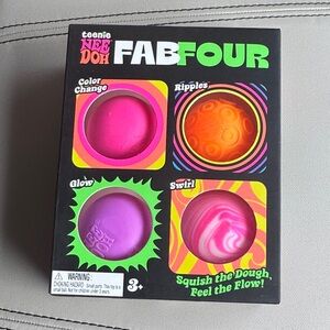 Fab Four Colorful Squishy Toys